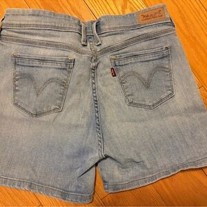 Levi's Light Blue Jean Shorts